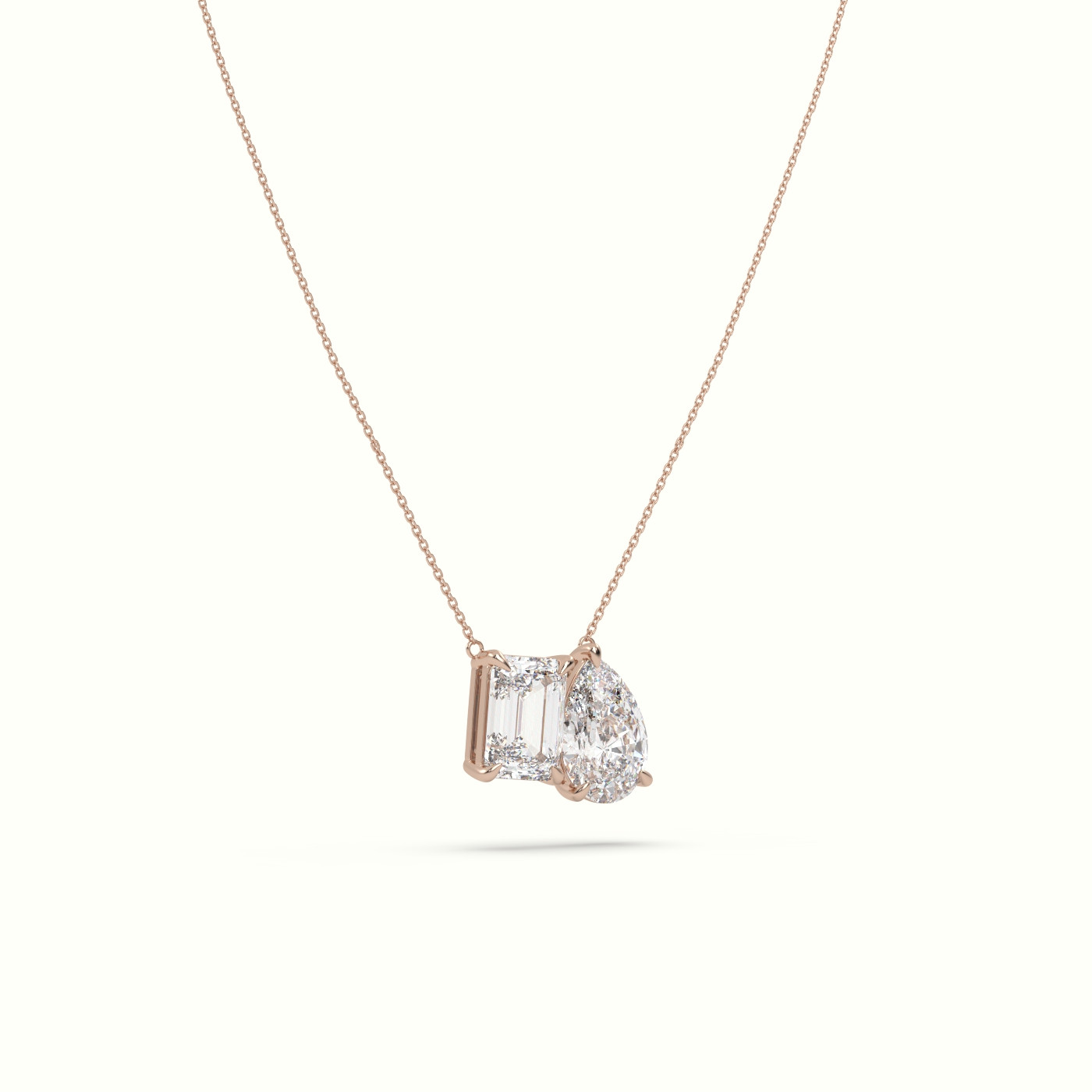 18k rosetoi et moi diamond pendant necklace Photos & images