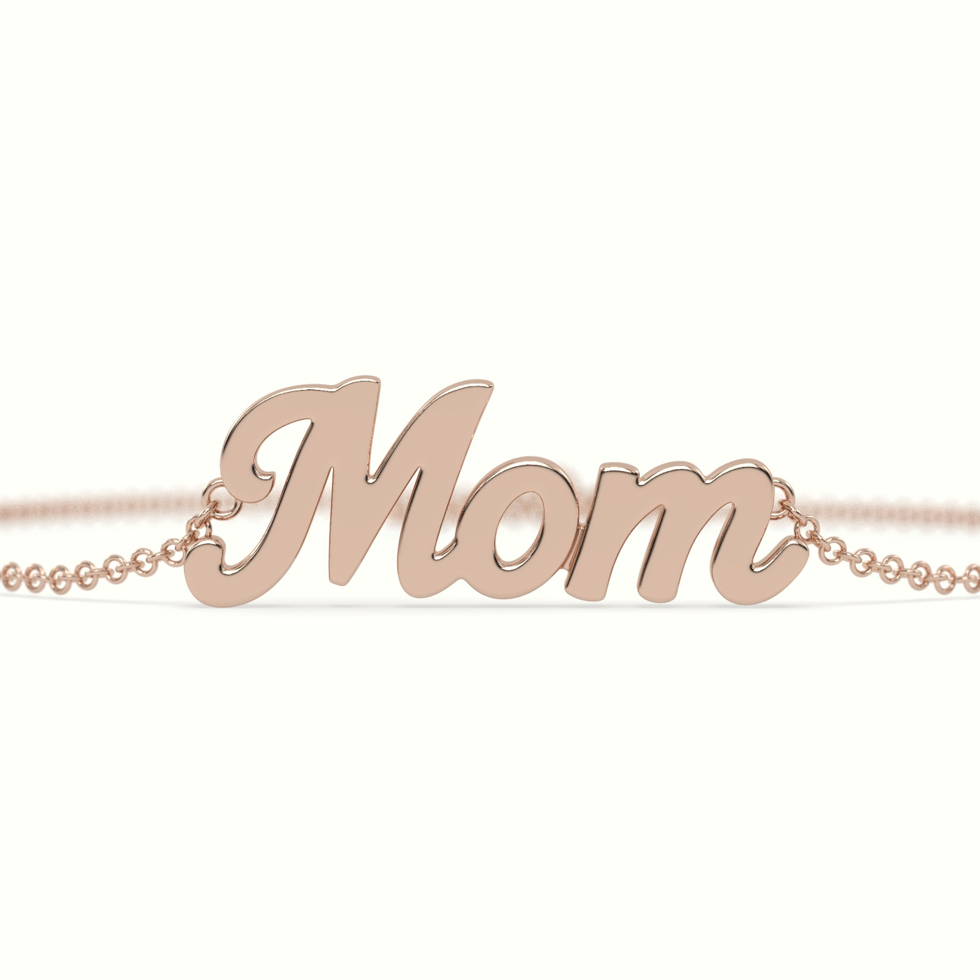 18k rose gold mom bracelet Photos & images